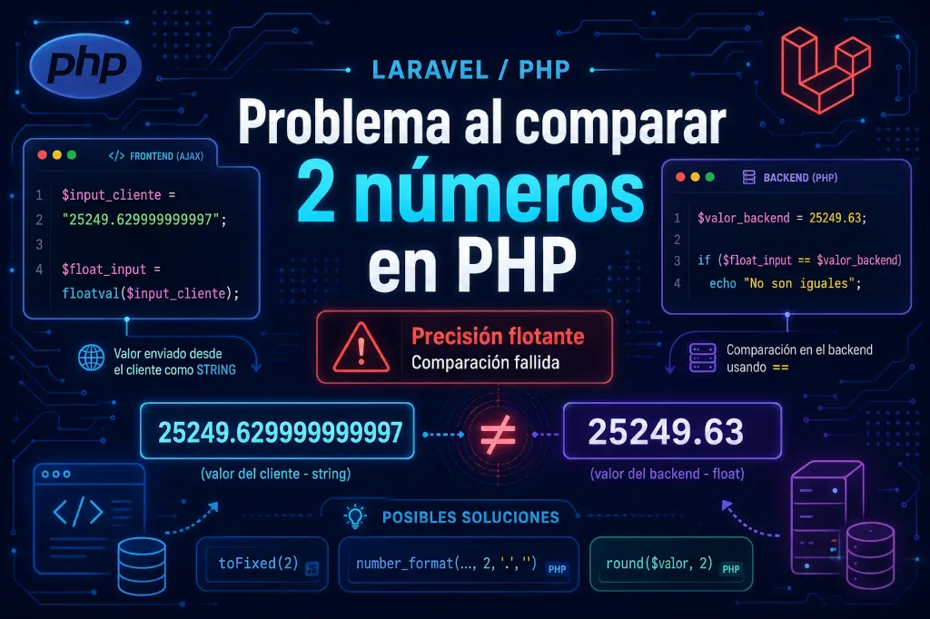 Problema al comparar 2 números en PHP