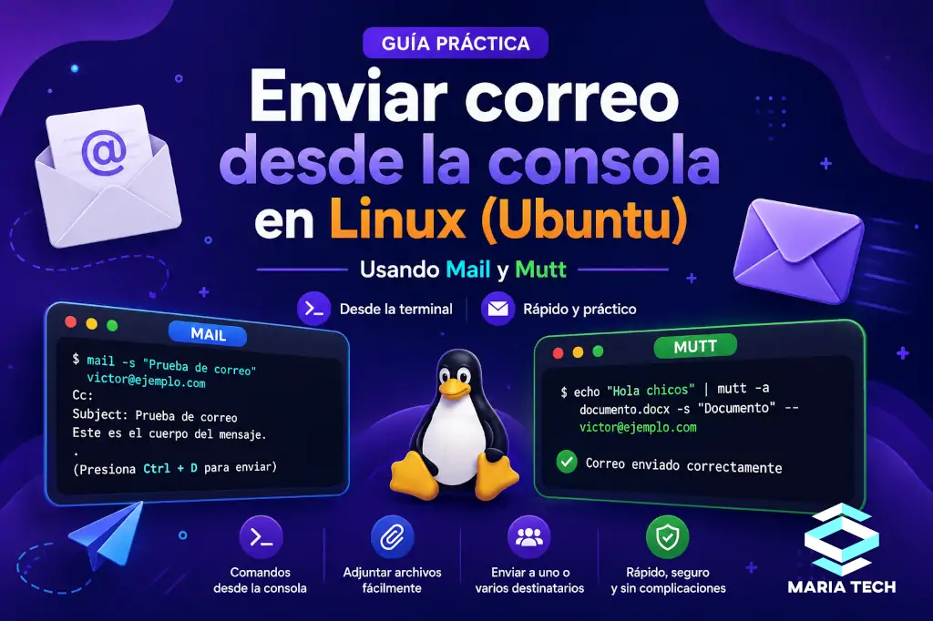 Enviar correo desde la consola en Linux (Ubuntu)